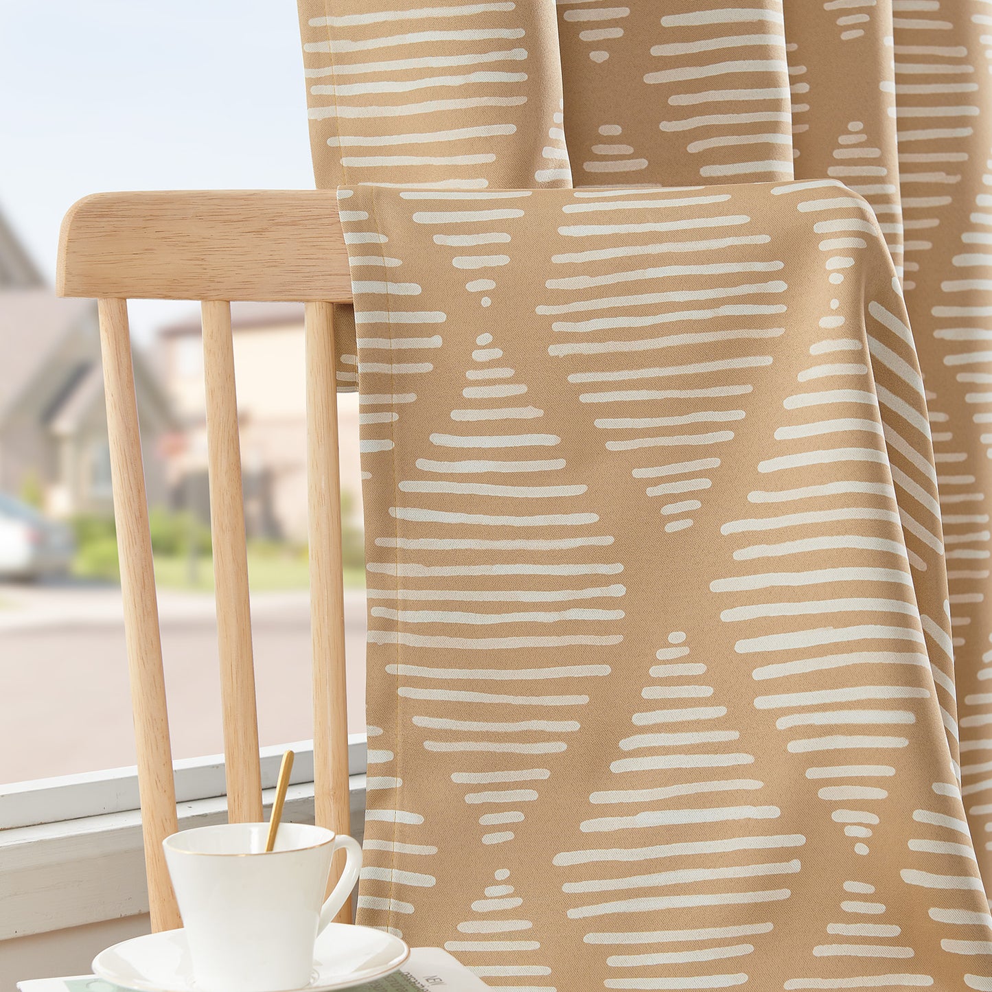 Curtainking Blackout Curtains Set of 2 with Grommet Thermal Insulation, Ideal for Living Room Bedroom Windows