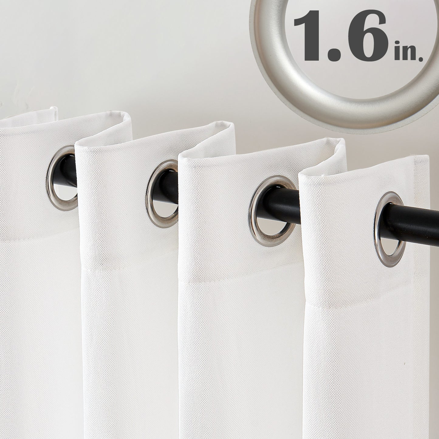 CURTAINKING Linen Texture Curtains Drapes Bedroom Living Room Thermal Insulated Window Treatment Grommet Top 2 Panels