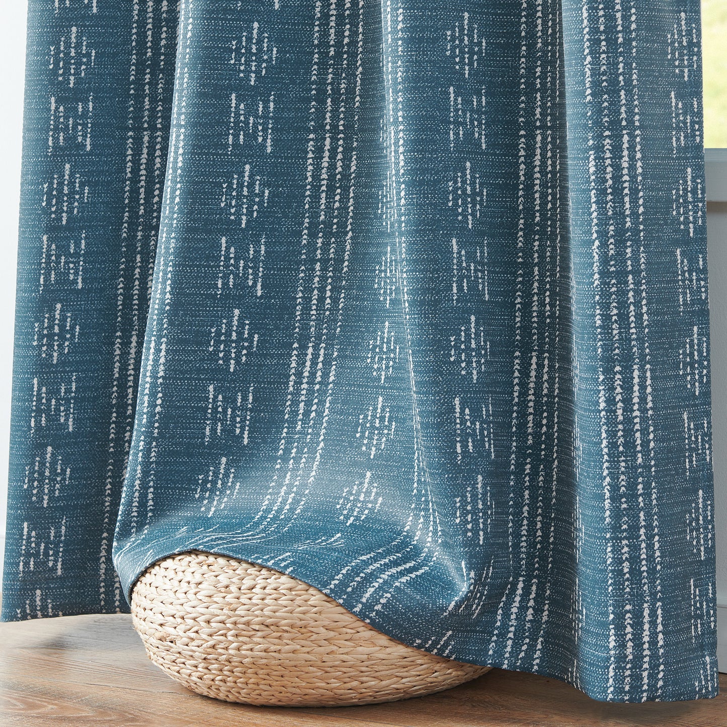 Curtainking Blackout Curtains for Livingroom Bedroom Farmhouse Boho Curtains Geometric Striped Grommet Room Darkening Thermal Insulated Window Drapes 2 Panels