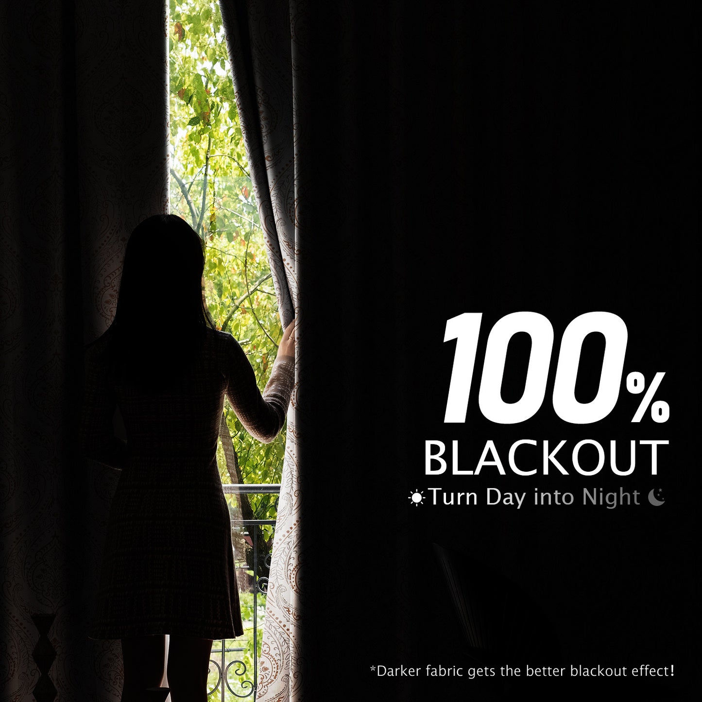 Curtainking Blackout Curtains Damask Thermal Insulated Drapes for Bedroom Living Room Window Treatments Set for All Season Grommet 2 Panels