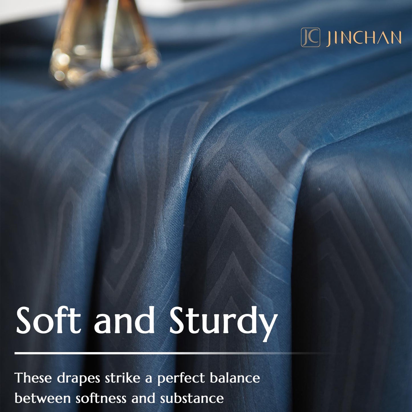 Curtainking Living Room Curtains Embossed Textured Fingerprint Pattern Room Darkening Curtains for Bedroom 2 Panels