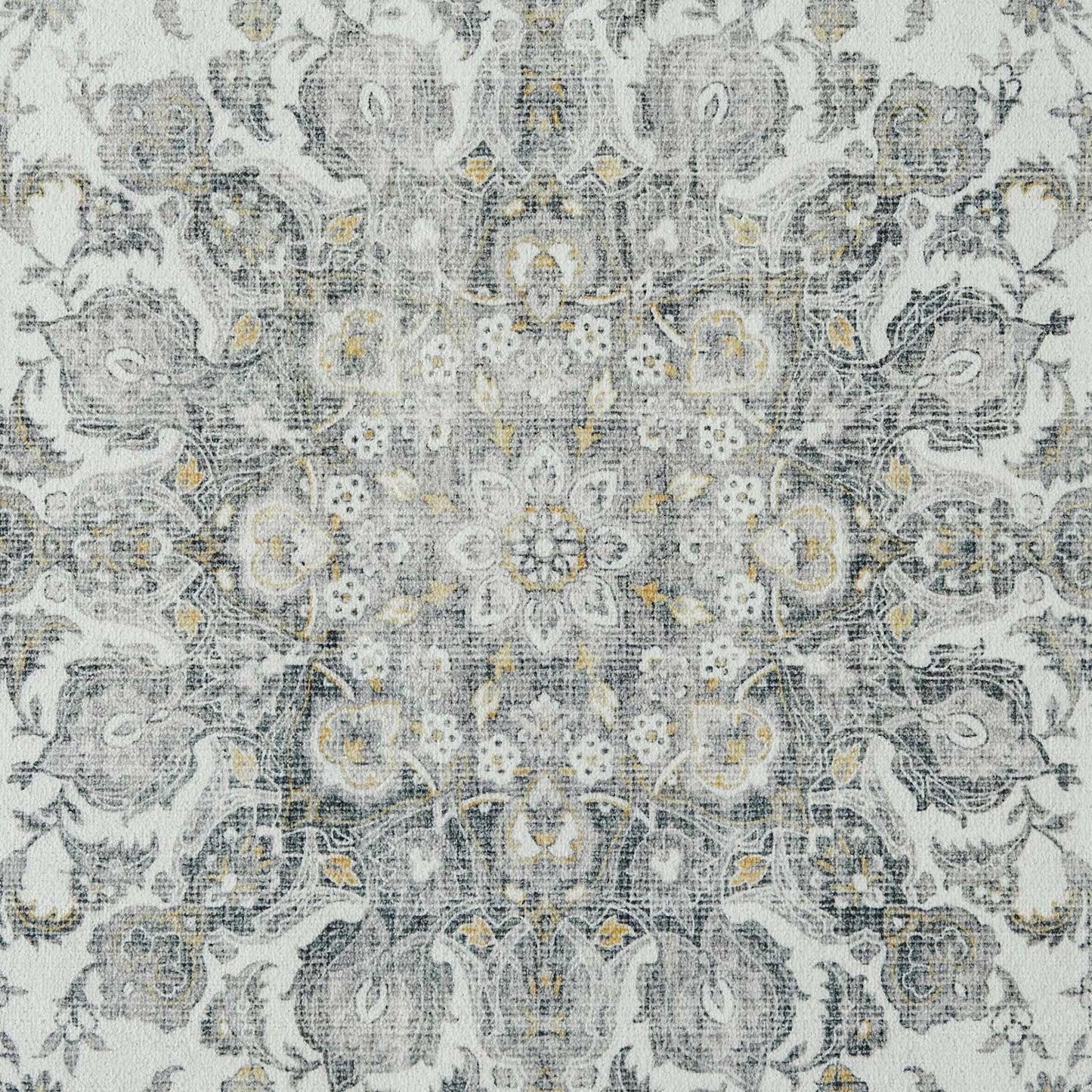 RUGROCKS Area Rug 5x7 Floral Print Vintage Persian Rug Foldable Floral Print Accent Rug Retro Indoor Non Slip Carpet Kitchen Living Room Bedroom
