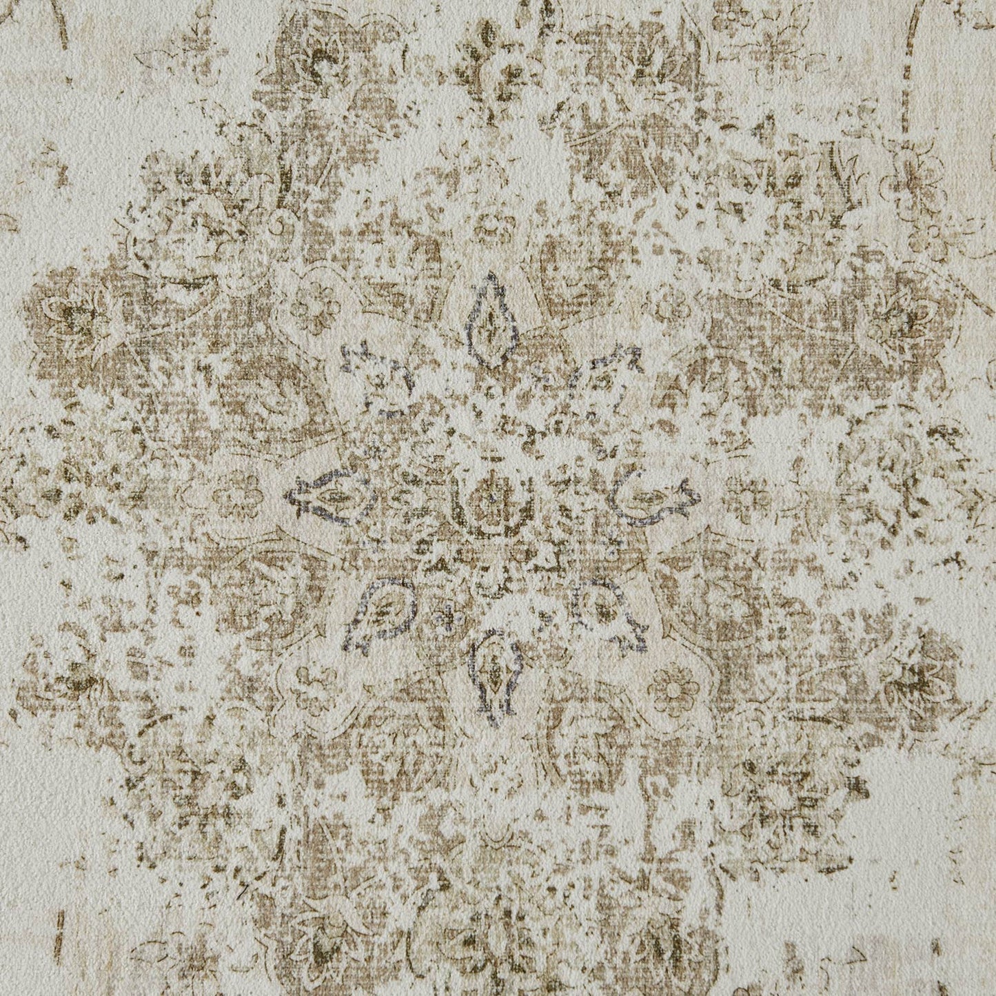 RUGROCKS Area Rug 5x7 Persian Rug Vintage Foldable Floral Print Accent Rug Retro IndoorNon Slip Carpet Kitchen Living Room Bedroom