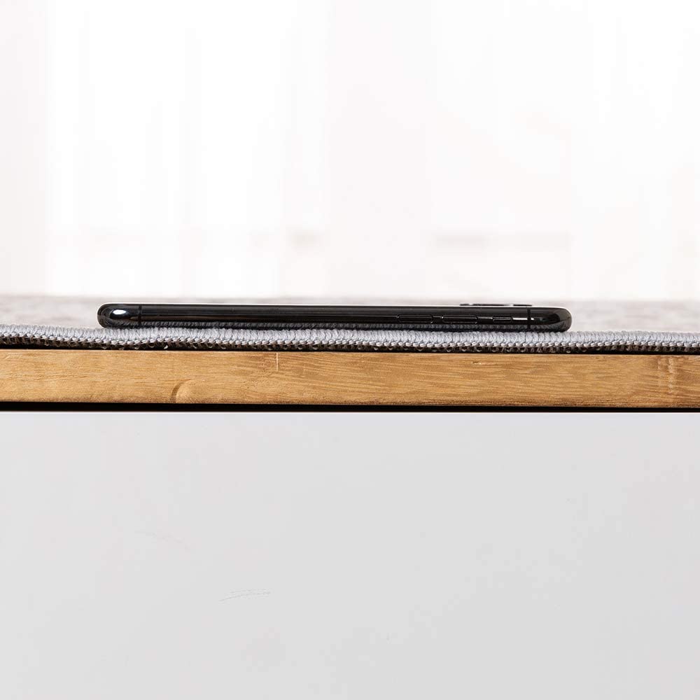 Jinchan Persian Distressed Floral Taupe Foldable Area Rug