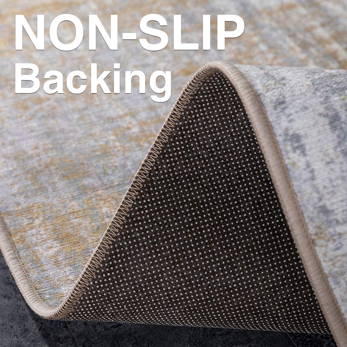 Contemporary Modern Abstract Taupe Area Rugs