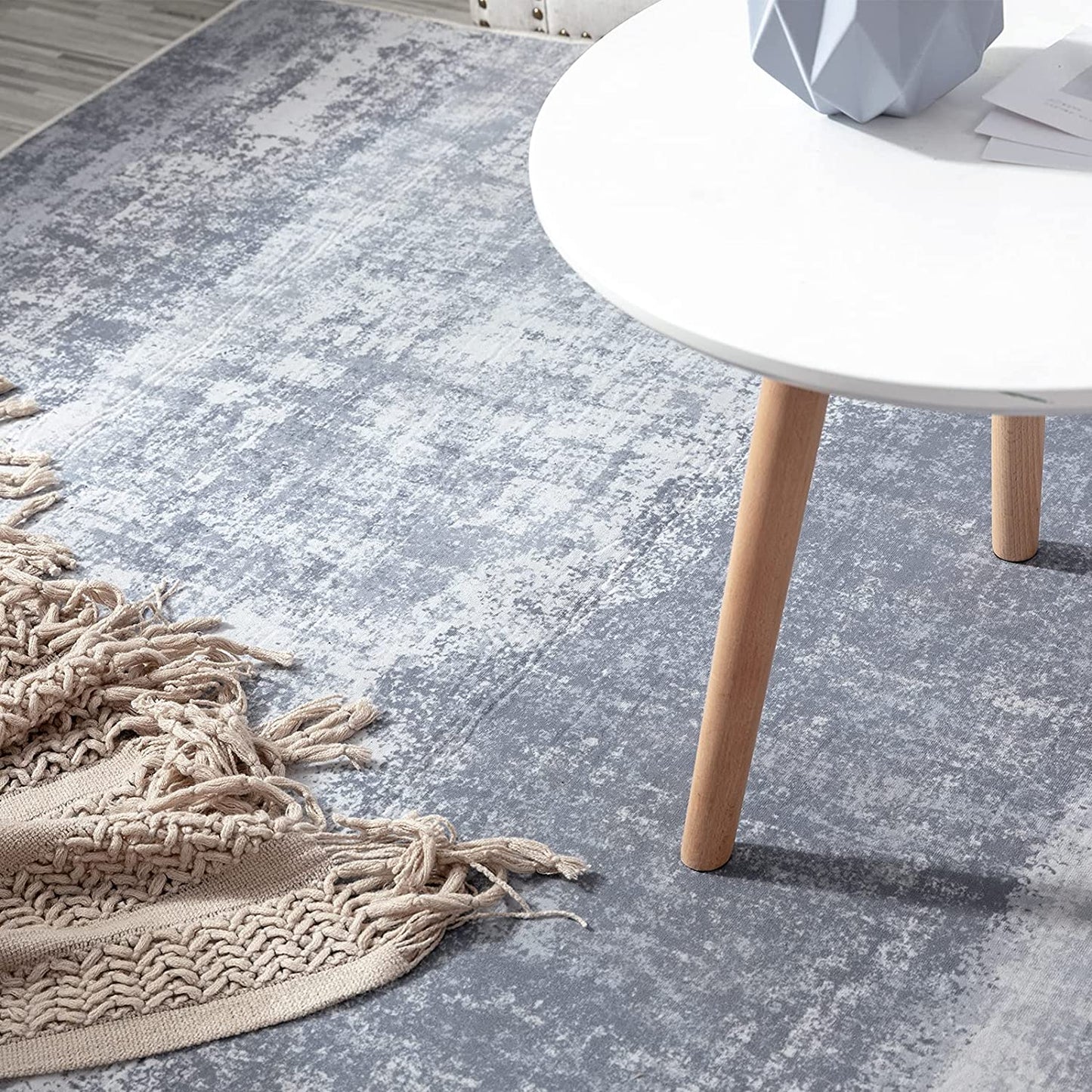 Modern Contemporary Modern Abstract Grey Area Rugs