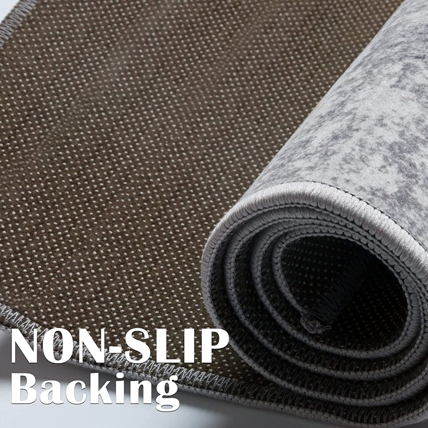 Modern Contemporary Abstract Gold Grey Area Rugs
