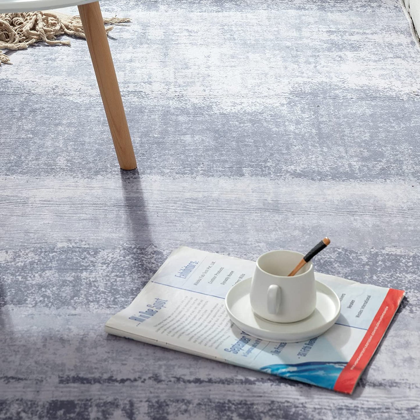 Modern Contemporary Modern Abstract Grey Area Rugs