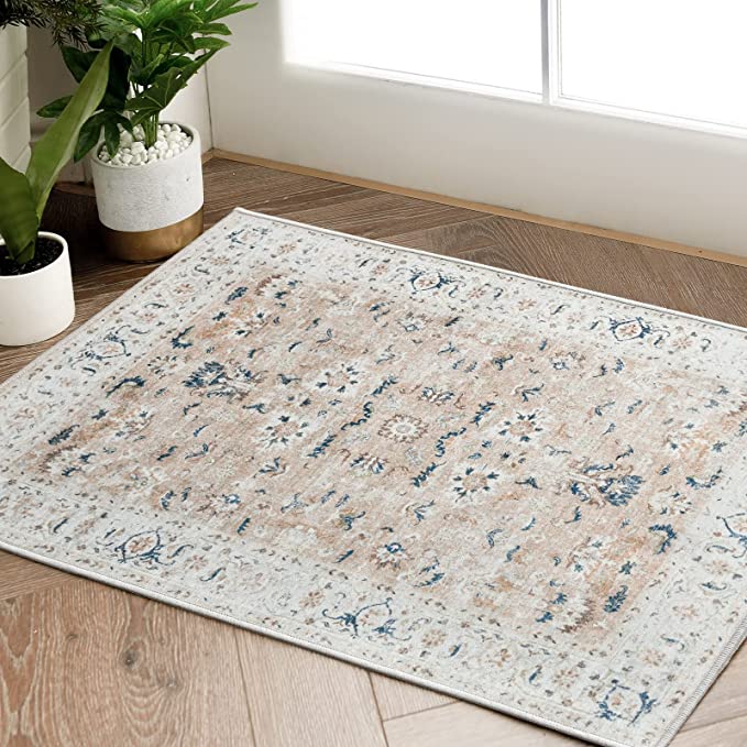 pink vintage runner rug