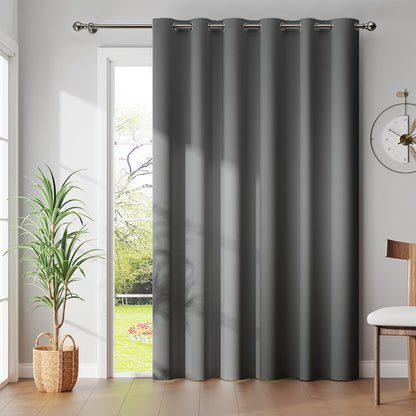 Curtainking Black out Curtain and Drapes Thermal Insulated Grommet Curtains for Living Room 2 Panels