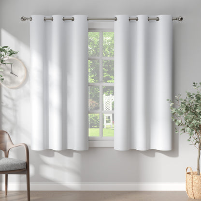 Curtainking Black out Curtain and Drapes Thermal Insulated Grommet Curtains for Living Room 2 Panels