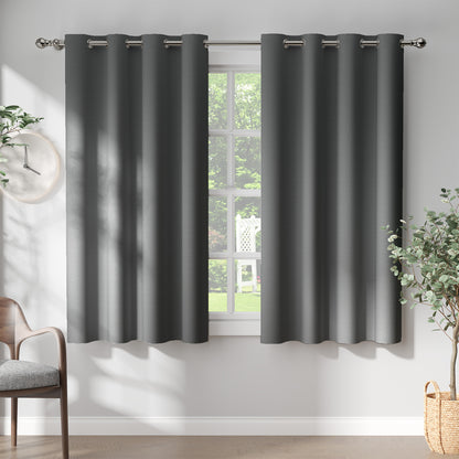 Curtainking Black out Curtain and Drapes Thermal Insulated Grommet Curtains for Living Room 2 Panels