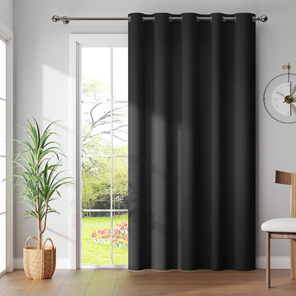 Curtainking Black out Curtain and Drapes Thermal Insulated Grommet Curtains for Living Room 2 Panels