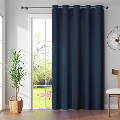 Curtainking Black out Curtain and Drapes Thermal Insulated Grommet Curtains for Living Room 2 Panels