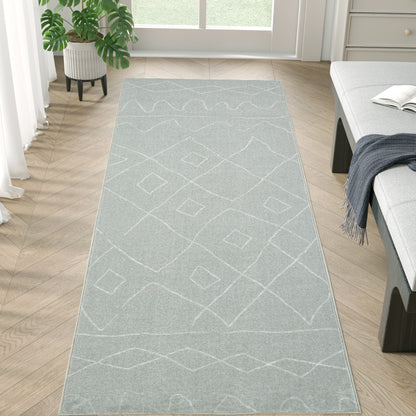RUGKING Modern Area Rug Washable Rug Boho Carpet Non Slip Mat for Dinning Room Living Room Bedroom