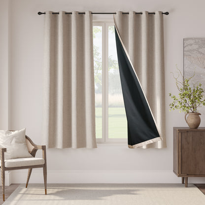 Curtainking Luxury Look Blackout Curtains Grommet Top 1 Panel