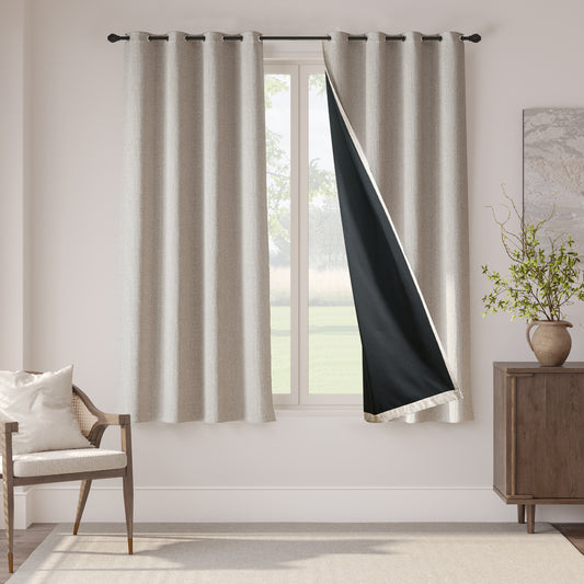 Curtainking Luxury Look Blackout Curtains Grommet Top 1 Panel