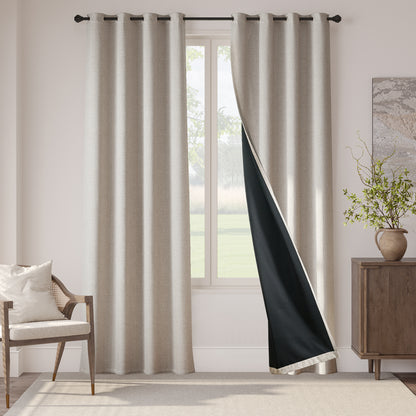 Curtainking Luxury Look Blackout Curtains Grommet Top 1 Panel