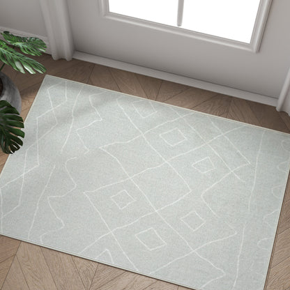 RUGKING Modern Area Rug Washable Rug Boho Carpet Non Slip Mat for Dinning Room Living Room Bedroom