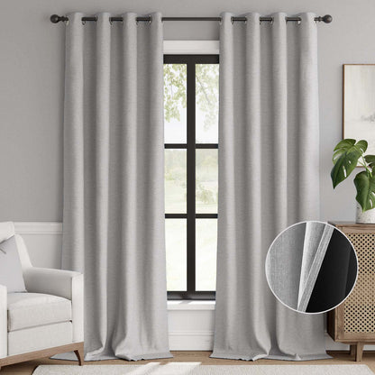 Curtainking Luxury Look Blackout Curtains Grommet Top 1 Panel