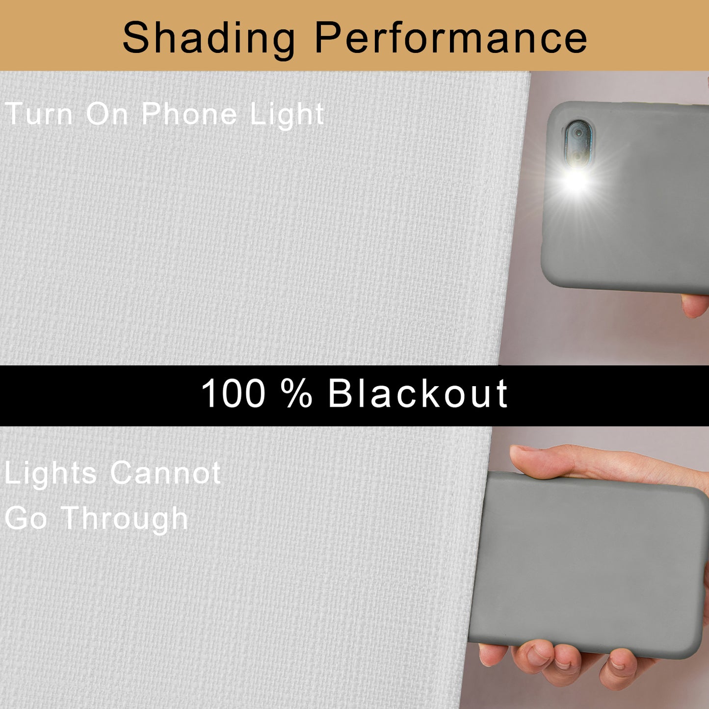 Curtainking Blackout Curtains Linen Textured Drapes for Bedroom Grommet 2 Panels