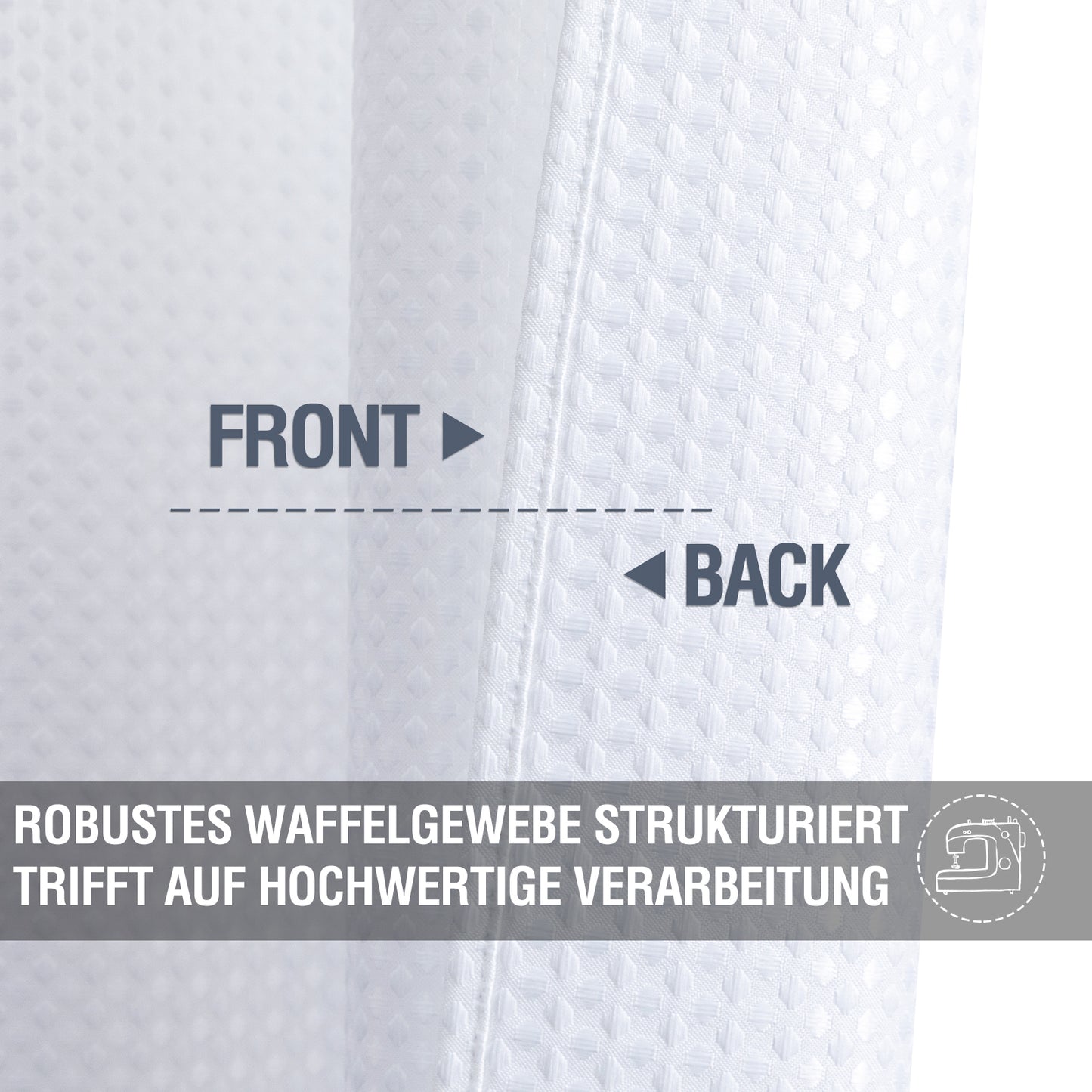 Curtainking Kitchen Curtains Waffle Textured Tier Curtains for Bathroom 2 Panels Rod Pocket Short Window Curtains