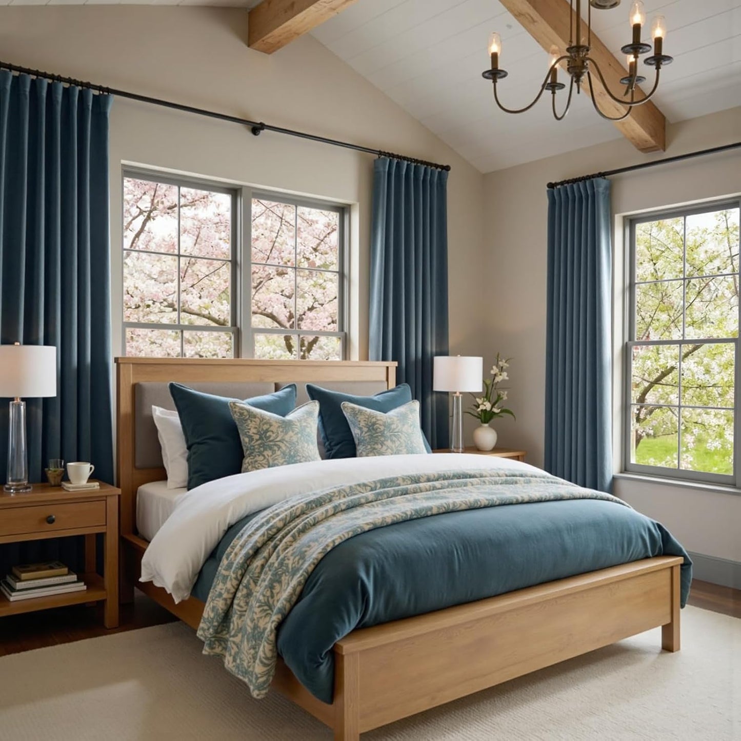 Golden Chorus Velet Curtains