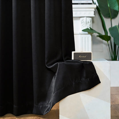 TOPICK Blackout Curtains  Grommet Solid Curatins Thermal Insulated Drapes for Kitchen Bedroom Living Room 2 Panels