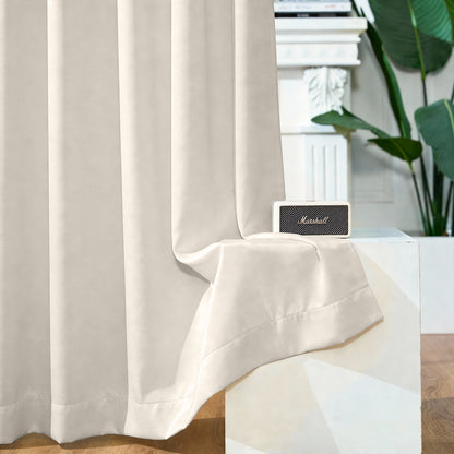 TOPICK Blackout Curtains  Grommet Solid Curatins Thermal Insulated Drapes for Kitchen Bedroom Living Room 2 Panels