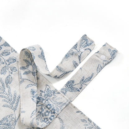 Curtainking Rod Pocket Valance Farmhouse Floral Printed Valance for Kitchen Filtering Small Curtain 1 Panel