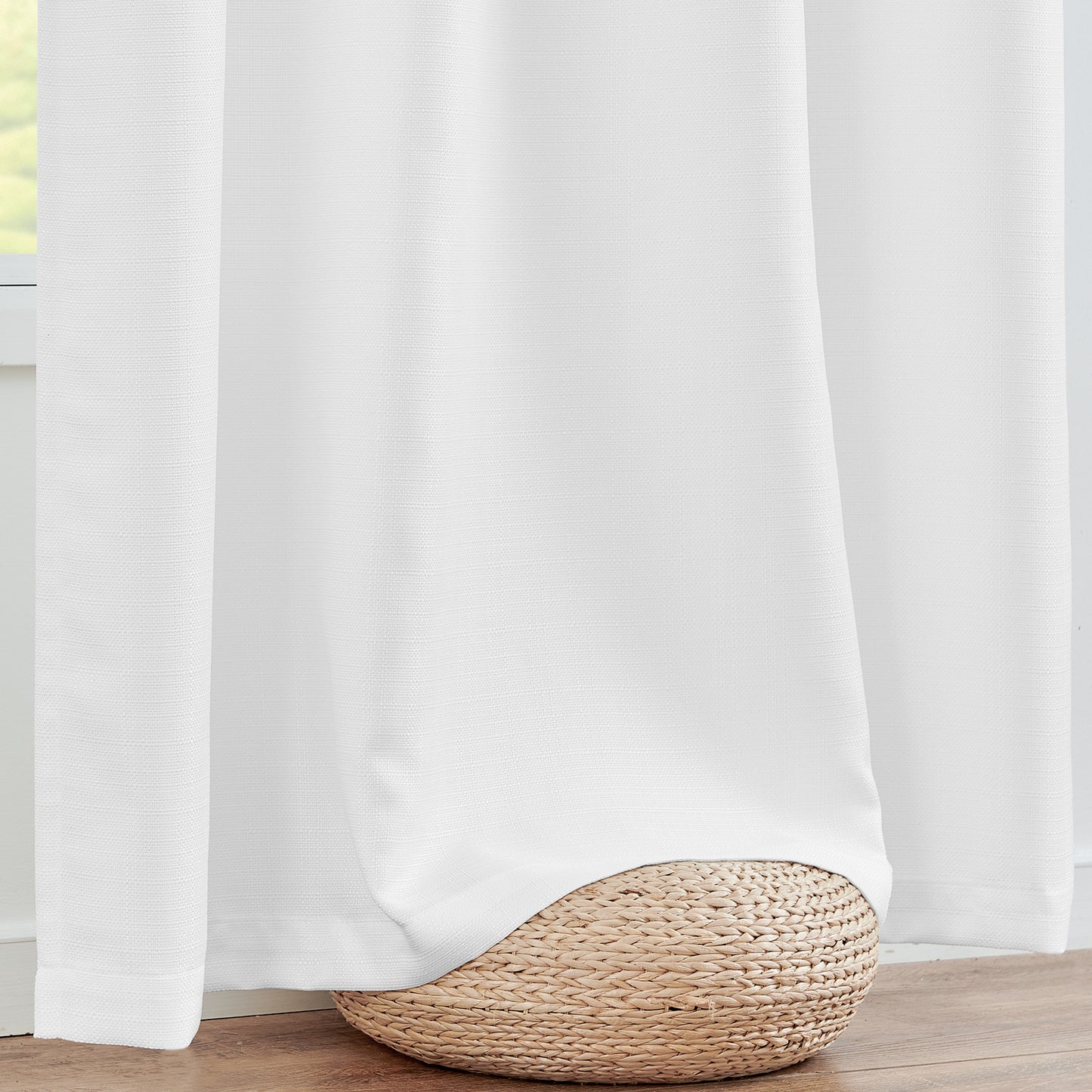 Curtainking Blackout Curtains Linen Textured Drapes for Bedroom Grommet 2 Panels