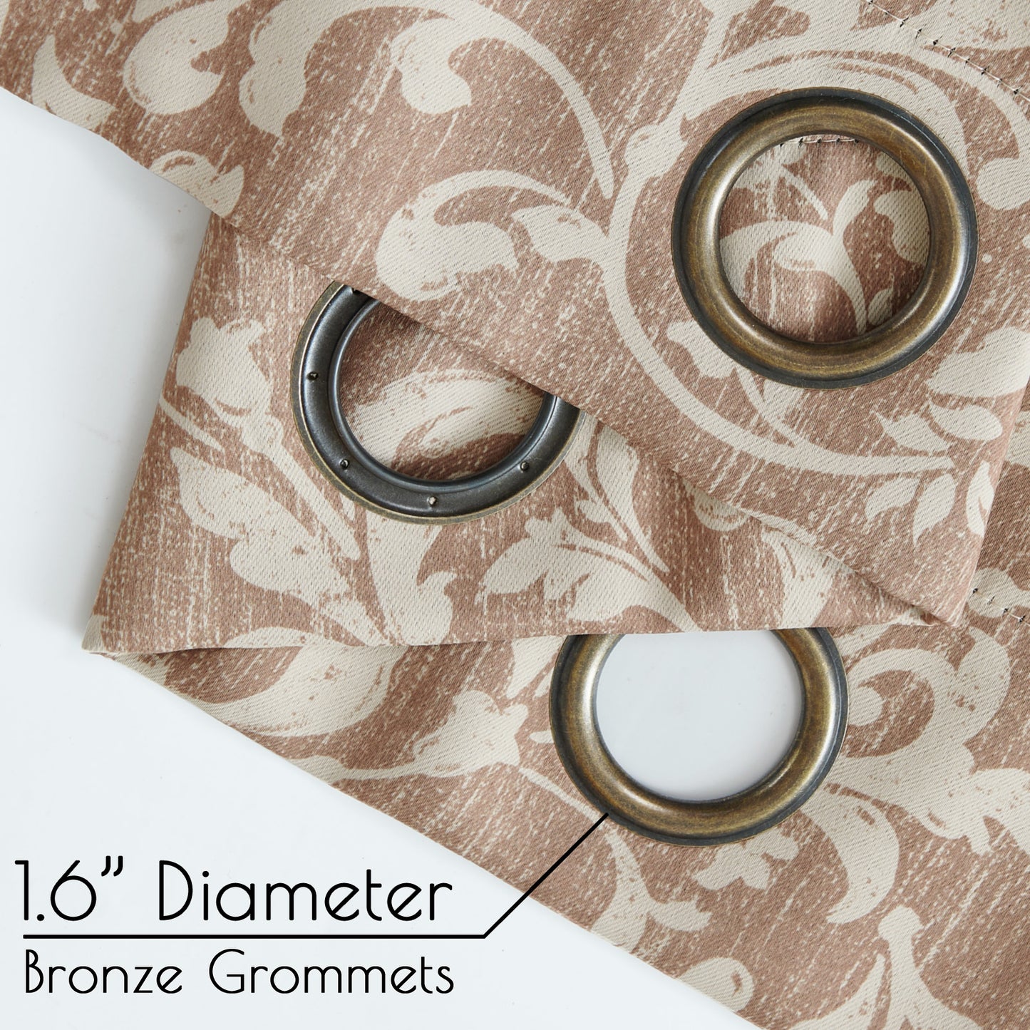 Curtainking Blackout Curtains for Bedroom Thermal Curtains Floral Patterned Living Room Vintage Country Curtain Long 2 Panels