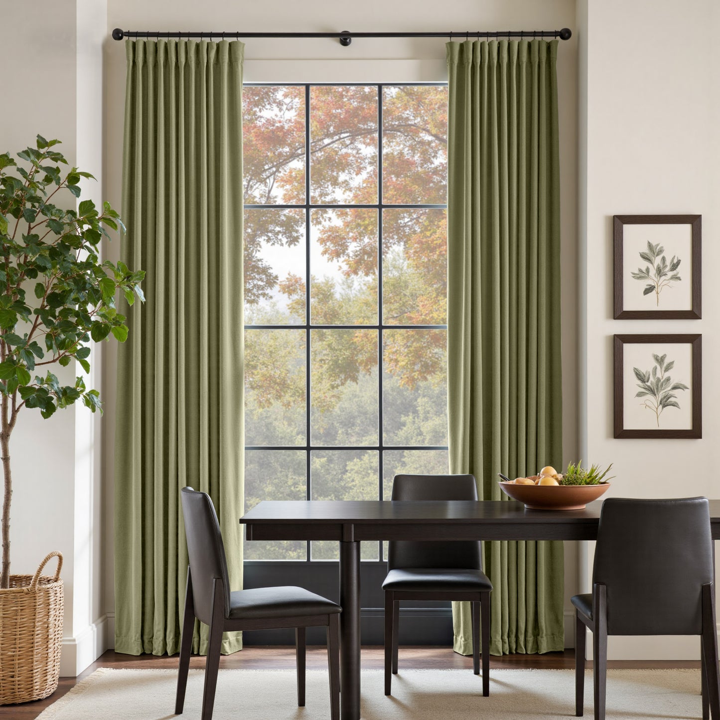 Golden Chorus Velet Curtains