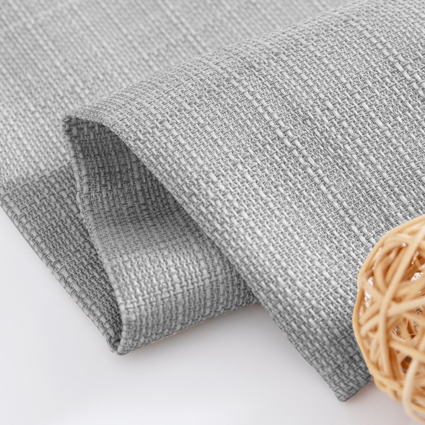 2 Pack Linen Textured Curtains Bedroom Living Room Window Curtain Set Light Filtering Drapes Grommet Top 2 Panels