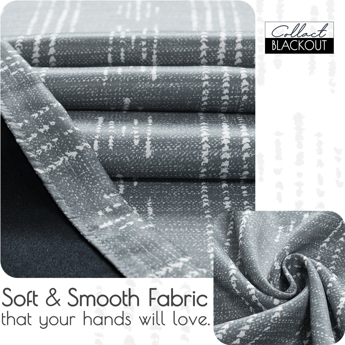 Curtainking Blackout Curtains for Livingroom Bedroom Farmhouse Boho Curtains Geometric Striped Grommet Room Darkening Thermal Insulated Window Drapes 2 Panels