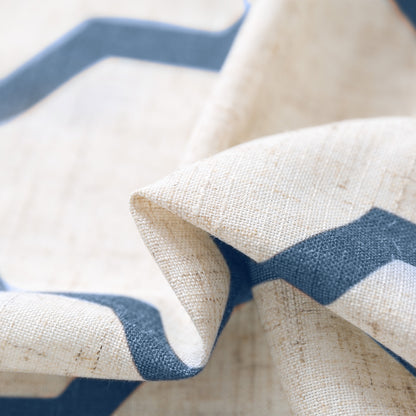 Curtainking Kitchen Curtains Moroccan Tile Print Tier Curtains Farmhouse Cafe Curtains for Bathroom 2 Panels