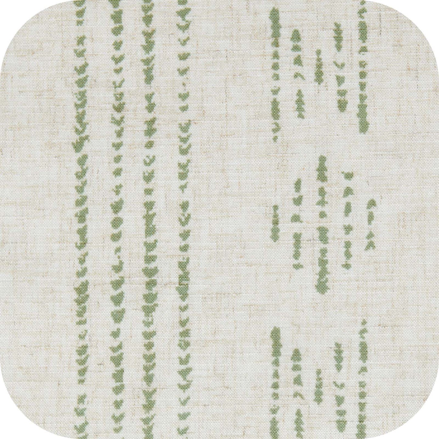 TOPICK Boho Linen Kitchen Curtains ,  Striped Farmhouse Cafe Curtains, Light Filtering Rod Pocket Small Curtains for Kitchen (Set of 2)