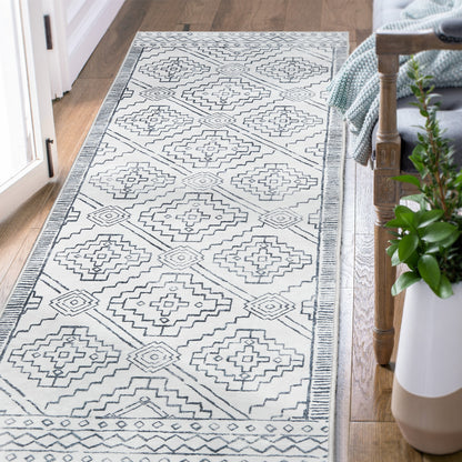 Jinchan Modern Geometric Print Foldable Area Rug